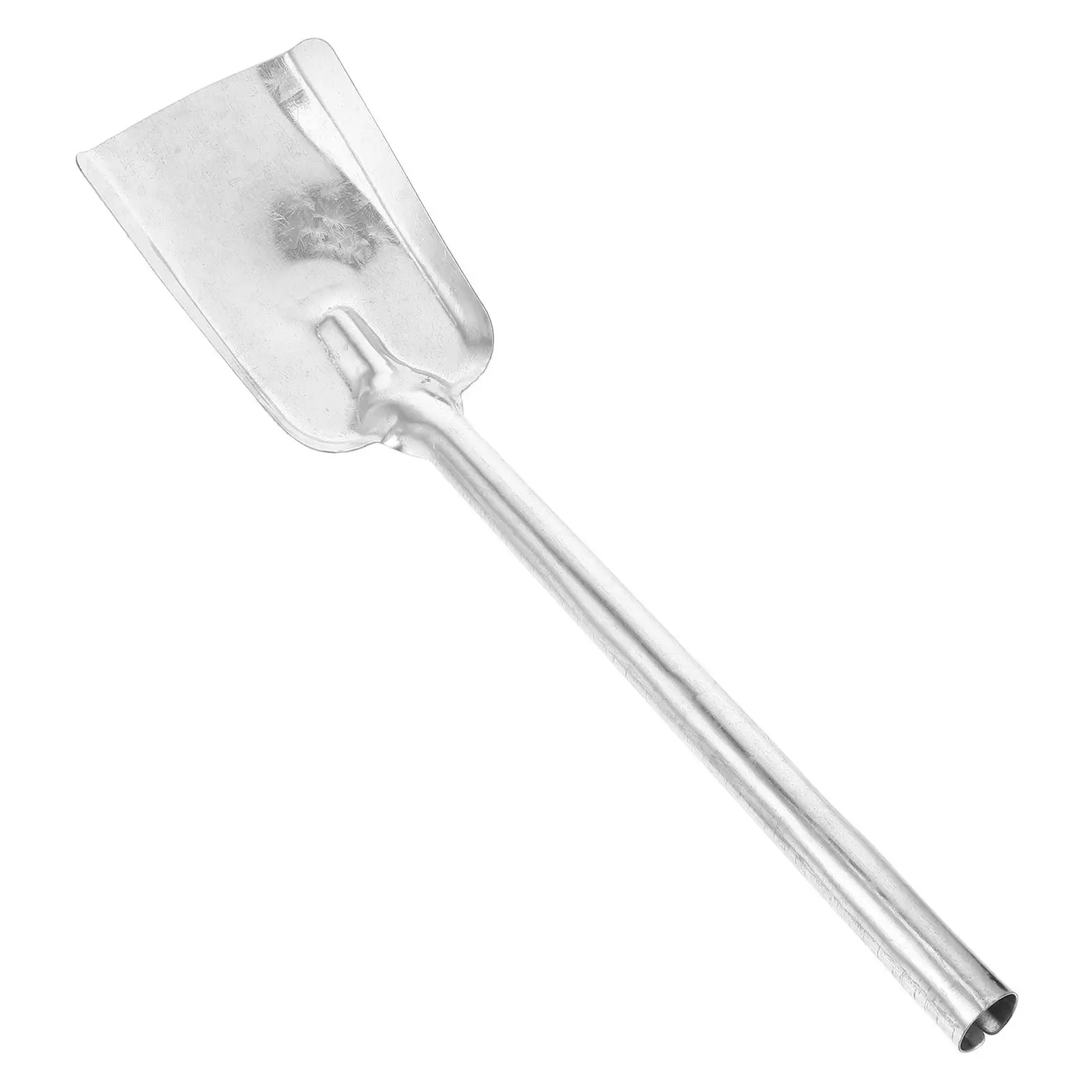 

Thickened Coal Shovel Long Handle Stove Fireplace Ash Scoop Practical Silver Color Kitchen Heating