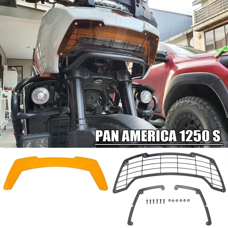 

Motorcycle Headlight Grille Protector Guard Cover For Pan America 1250 S PA1250 S 2020 2021