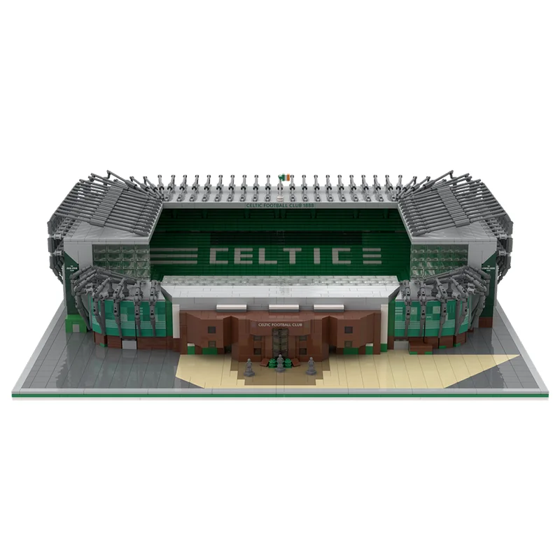 6991 pçs cidade venda quente vista de rua moc modular clube de futebol parque celta modelo diy idéias criativas childtoy aniversário presente blocos