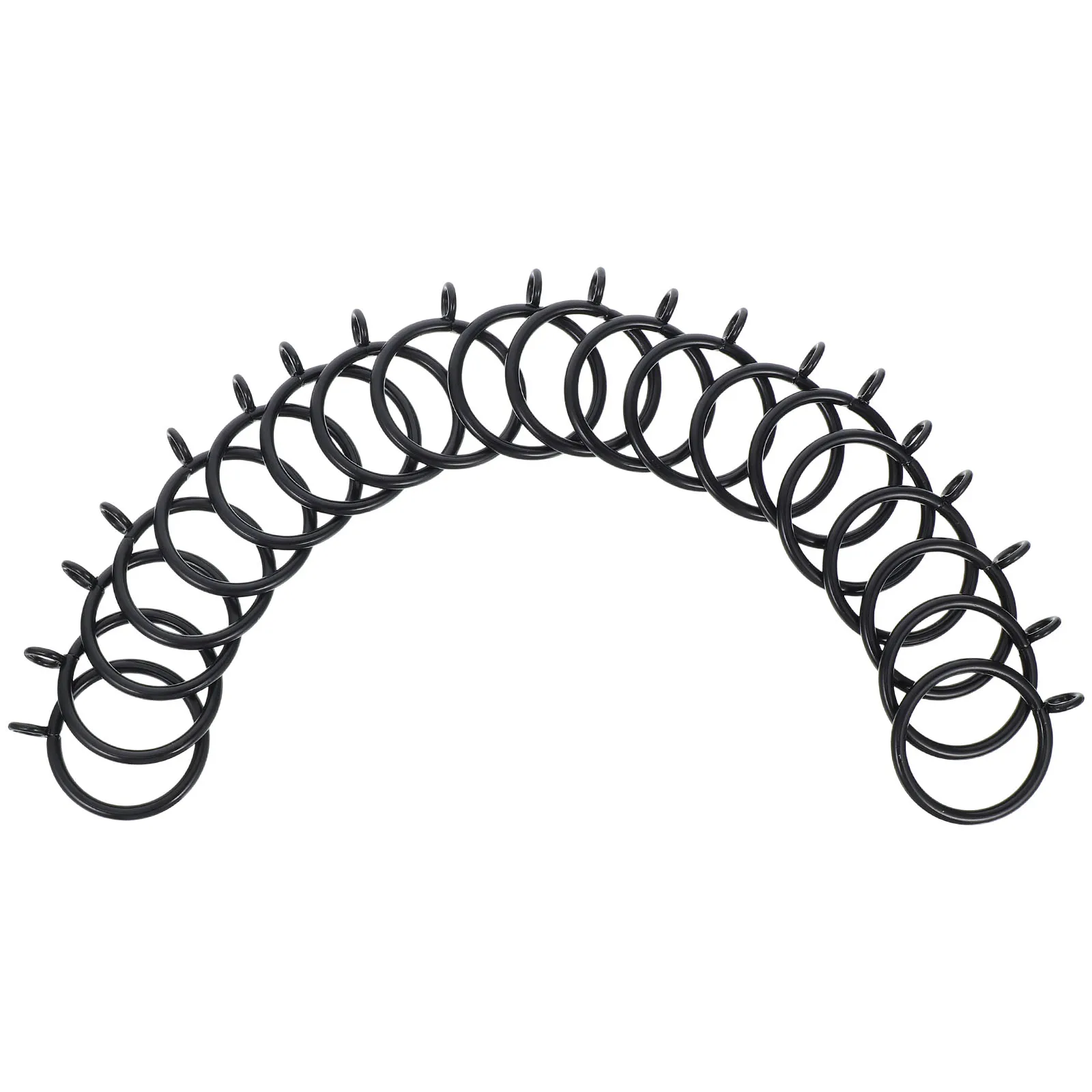 

20pcs Roman Blind Curtain Rings Metal Eyelet Drapery Rings Heavy Duty Solid For Bedrooms Living Rooms Curtain Hardware Rod