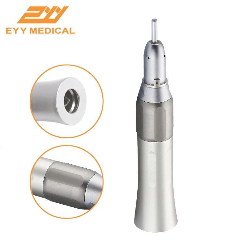 Dental Handpiece Kit Low Speed Contra Angle Straight External Water Spray Air Turbine Motor 2/4 Holes Dentistry Equipment Tool