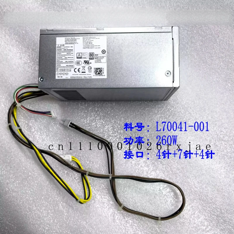 

Новый блок питания 260 Вт для HP ProDesk 600 G6 MT 400 G7 480 G7 MT L70041-001 L70041-002 D19-260P1A PCK018, 100% протестирован
