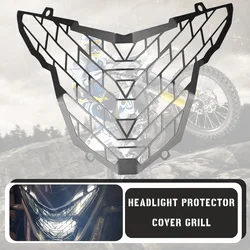New FOR KOVE 500X 400X 500 X 400 X Motorcycle CNC Aluminium Accessories Headlight Protector Grille Light Cover Protective Guard