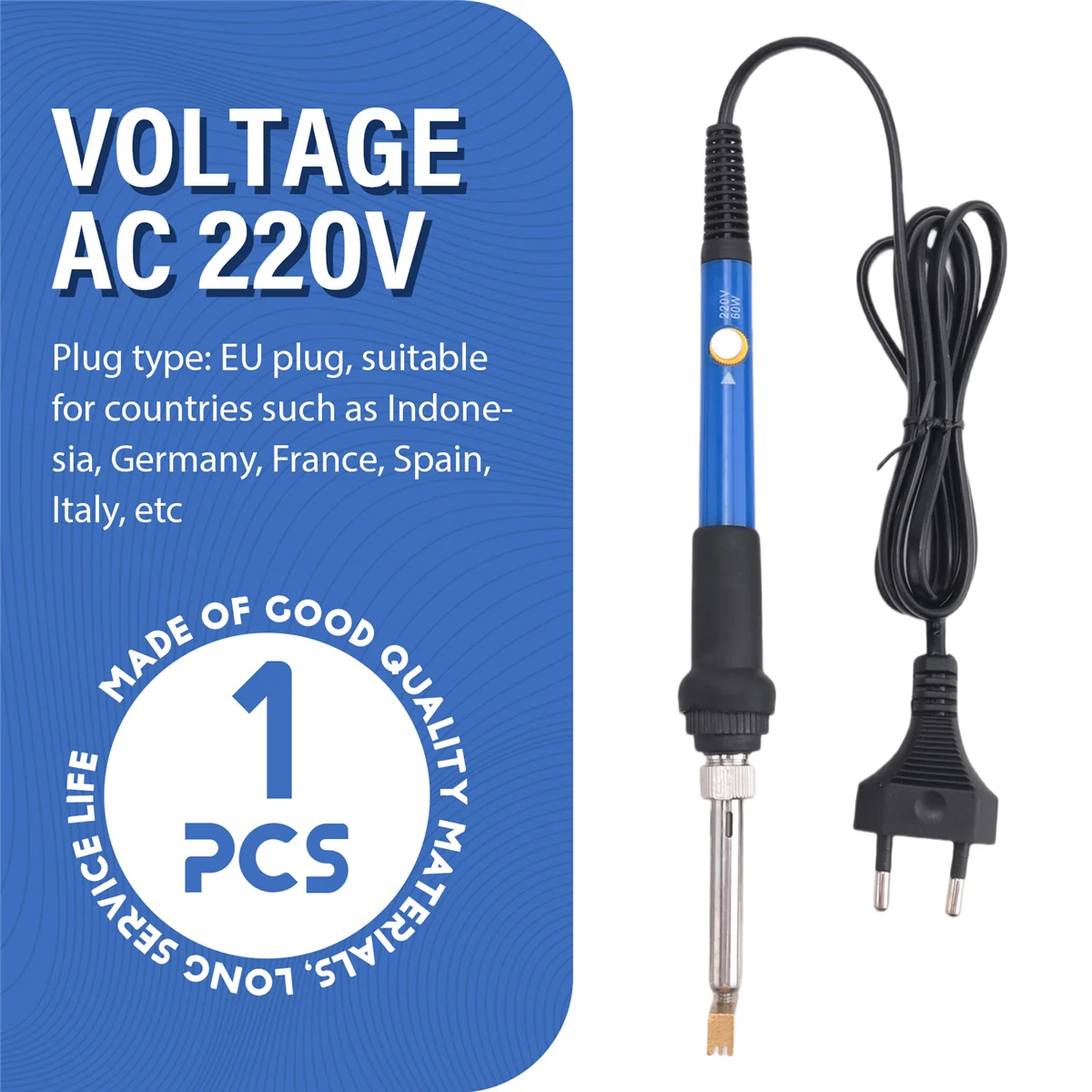 A77I 60W หัวแร้ง T-Bar Bonding การประสาน ชุดเหล็กสําหรับจอแสดงผล LCD พิกเซลซ่อมแบบพกพาดีบุกเชื่อมเครื่องมือ EU Plug