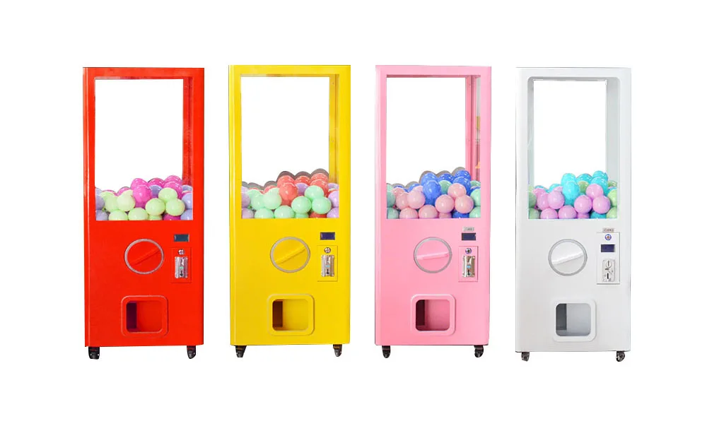 Coin Operated Mini Toy Gumball Gift Capsule Gashapon Vending Game Machine