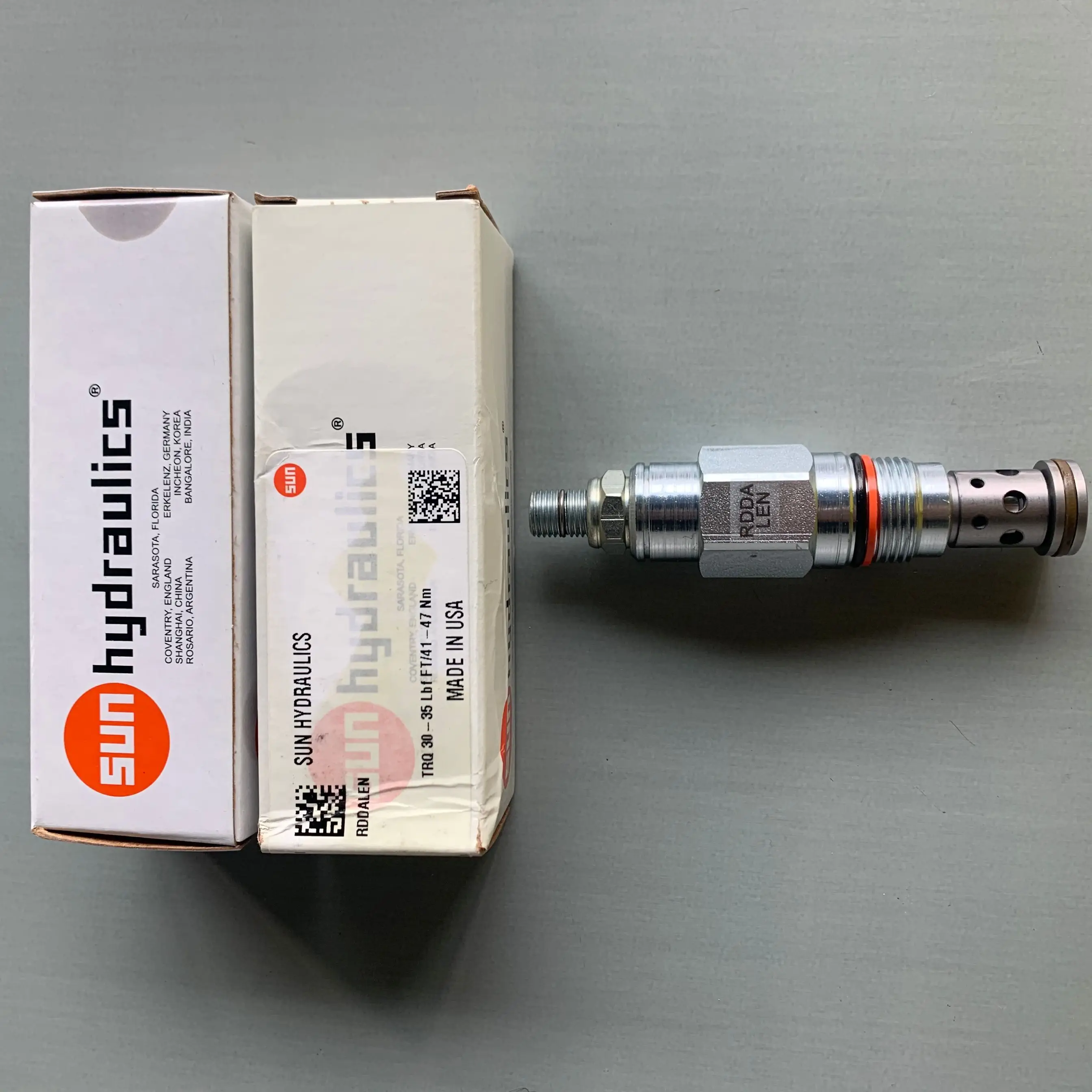 RDDA-LEN RDDALEN SUN Hydraulics Original Genuine Product Made in USA Direct-acting Relief Valve HYDRAFORCE eat on  vick ersIH HF