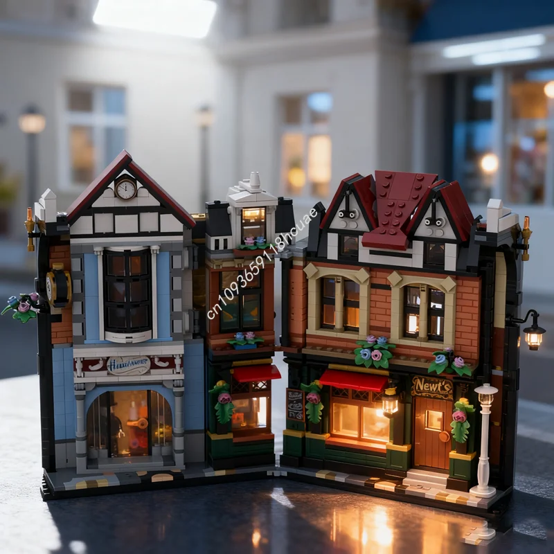 

1802pcs MOC Tudor Book Nook Alternate Build Iconsed Model Toy Building Christmas Gifts Blocks DIY Education Brick Kids Birthday