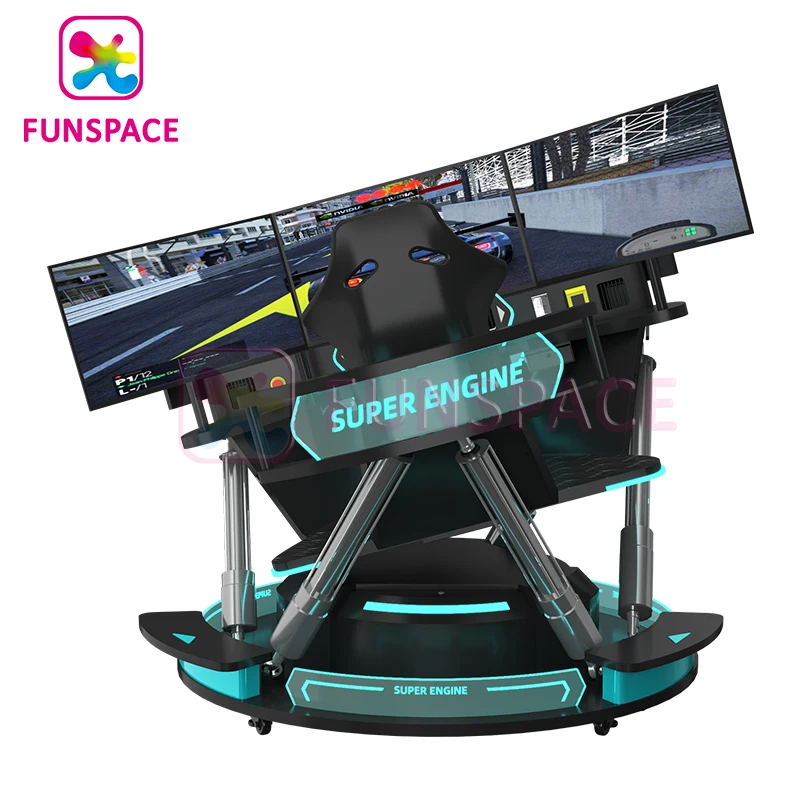 Intrattenimento al coperto Gioco di guida arcade a gettoni Macchina di divertimento Giro su auto Sim Sim Racing Sim Cabina di pilotaggio