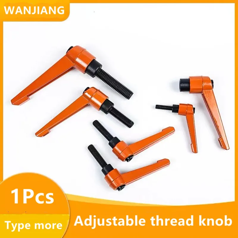 1pcs M4 M5 M6 M8 M10 Clamping Lever Machinery Adjustable Handle Clamping Handle Screws Bolt Locking External Male Thread Knob