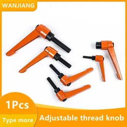 1pcs M4 M5 M6 M8 M10 Klemhendel Machines Verstelbare Handvat Klemgreep Schroeven Bolt Vergrendeling Externe Buitendraad knop