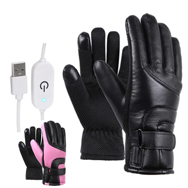 Tech Waterproof Winter Hand Warmer Rechargeable Battery Electric Heated Gloves Safety for Ski Hiking Cycling