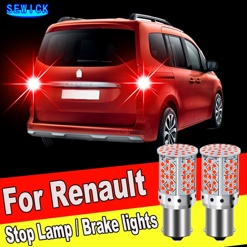 2pcs Car LED Brake Stop Tail Lights Blubs For Renault Arkana Captur Duster Kangoo Kaptur Koleos Megane Grand Scenic Talisman