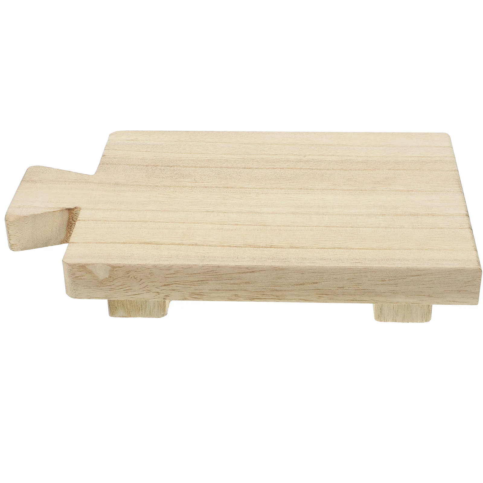 Wooden Stand Display Tray Bathroom Kitchen Rectangular Design Space Saving Storage Exquisite Craftsmanship Creative Decor Soap
