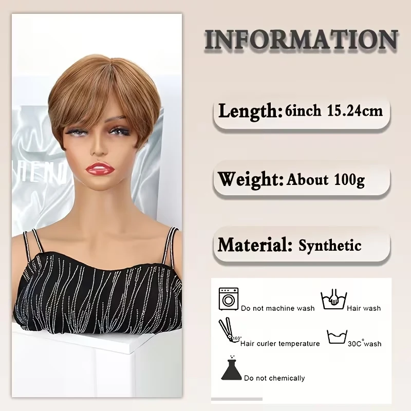 Synthetic Short Hair Topper Lightweight Fiber Hair Extension for Increase Volume Cover White Hair Effortless Daily Use Styling