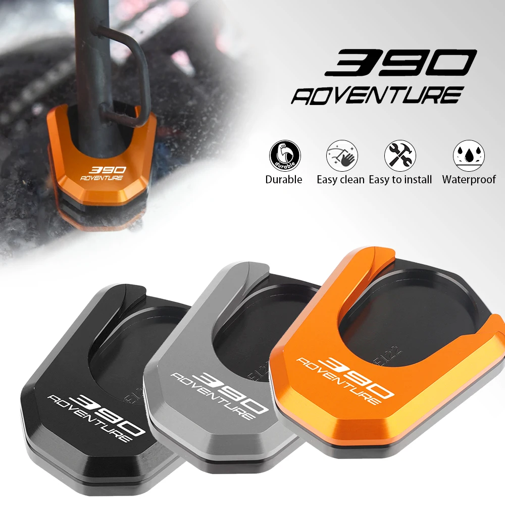 

For 250 Adventure 390 Adventure 390 ADV Motorcycle Accessories Kickstand Foot Side Stand Enlarger Pad ADV 390ADVENTURE 2020-2024