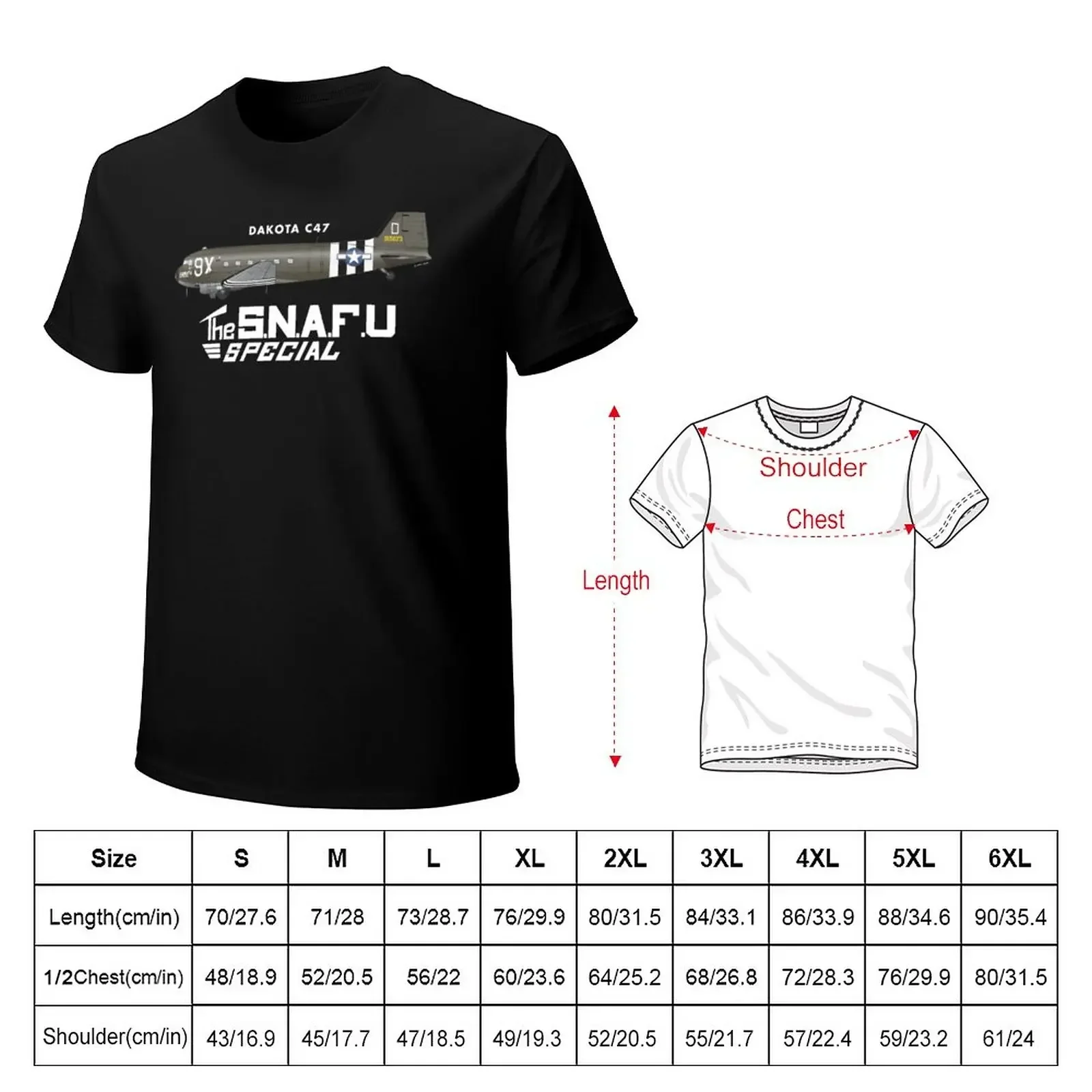 DAKOTA C47 SKYTRAIN - SNAFU SPECIAL T-Shirt funnys sports fans quick-drying t shirts for men graphic