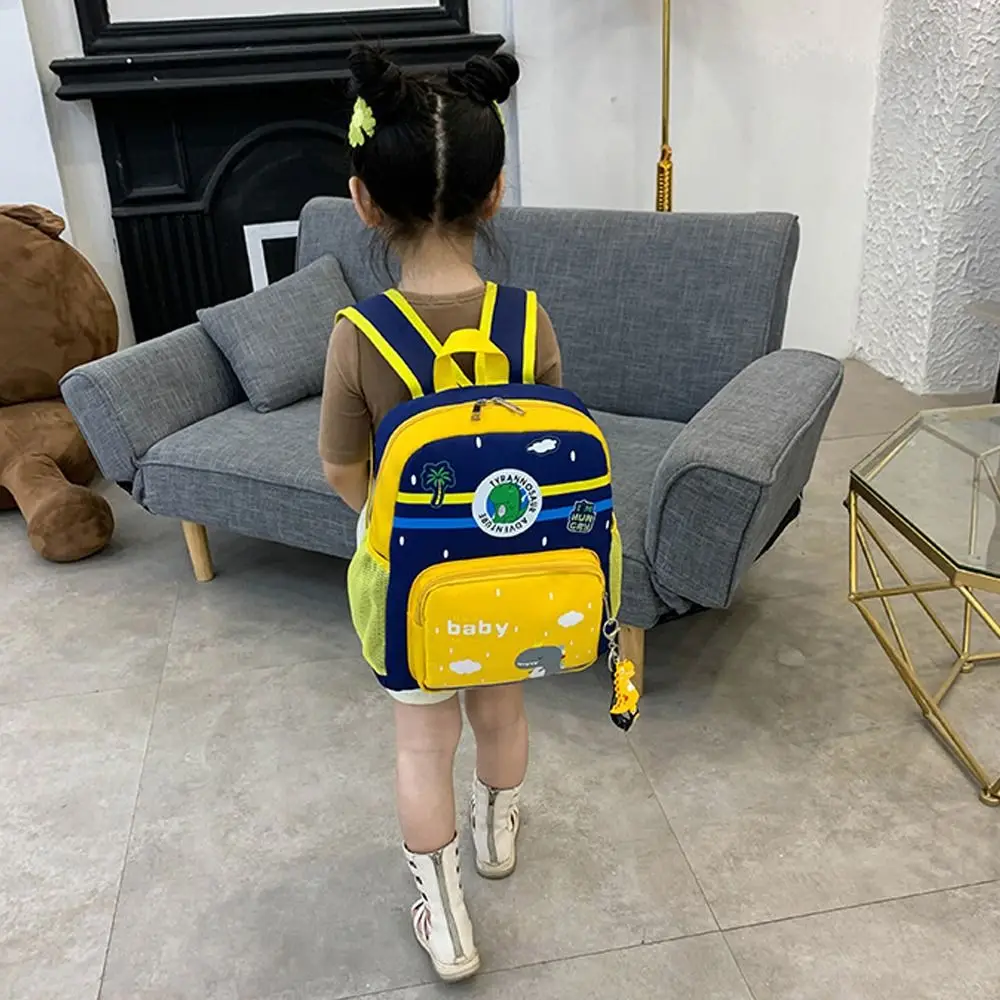 Durable Cute Backpack Cartoon Dinosaur Waterproof School Bag Lightweight Kindergarten Travel Bag for Children