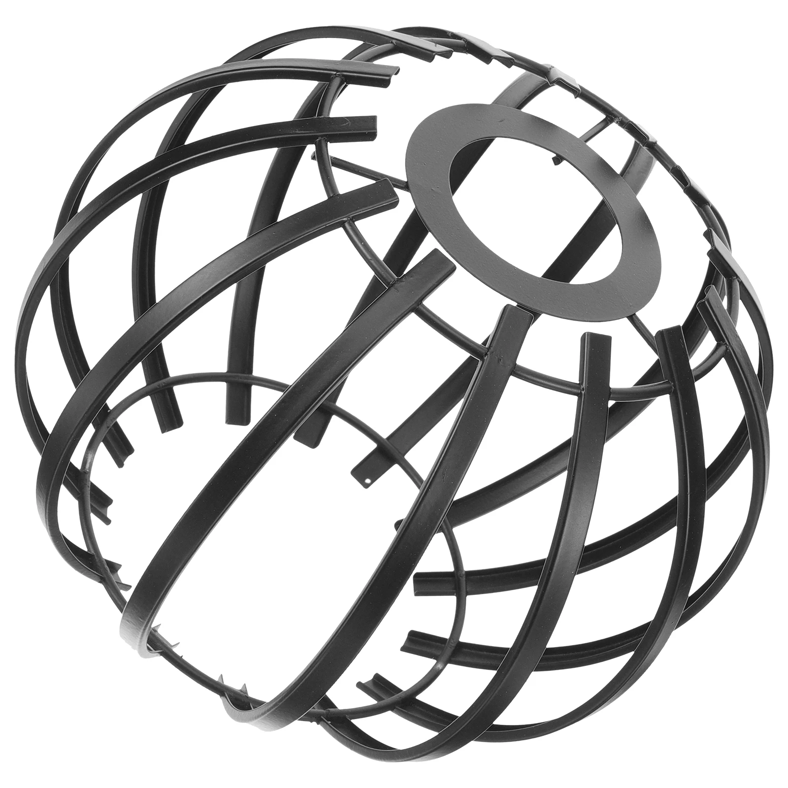 

Iron Pendant Light Shade Hollow Out Lamp Cover For Hanging Lamp Bulb Guard Cage Ceiling Decorative Lighting Accessories