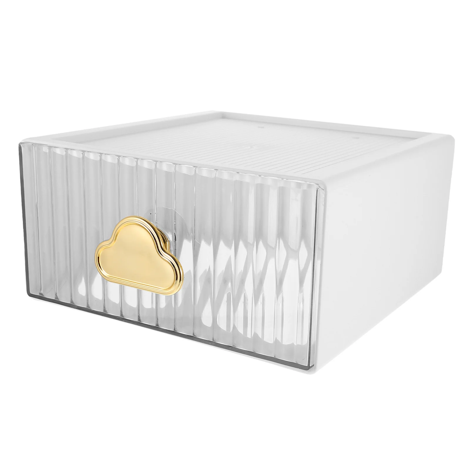 

Drawer Type Tabletop Storage Box Transparent Multi-Layer Case For Office Desk Organizer Container Household