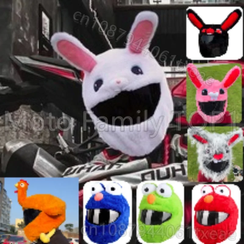 

Чехол для мотоциклетного шлема, плюшевый хлопковый головной убор, Хэллоуин, Рождество, украшение для шлема, capacete de moto masculino