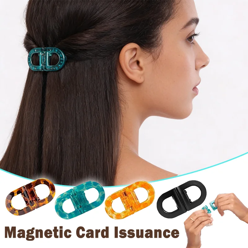 

Detachable Magnetic Hair Clips Strong Hold Non Slip Professional Styling Clips for Women Girls Salon Home Hairstyling Tools