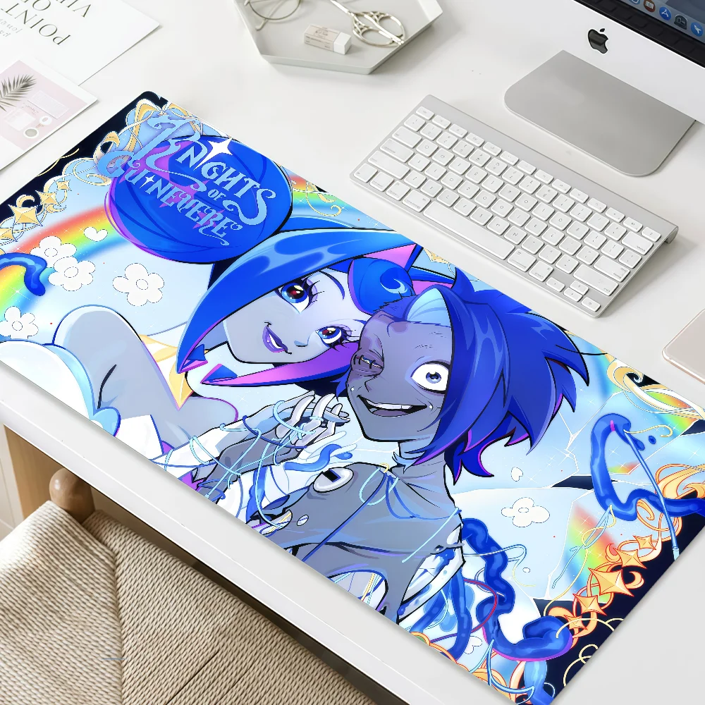 Mouse Pad MousePad Non-slip Lockedge Office Student Gaming Science Thickened Large Guinevere Writing Pad K-Knights Cushion
