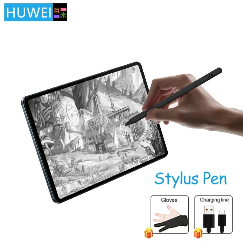 HUWEI Stylus Pen For Lenovo Huawei Samsung Teclast Chuwi OPPO TCL Google Xiaomi Pad 6 5 Redmi Pad Tablet Screen Touch Pen Pencil