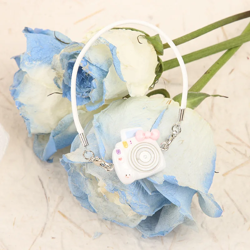 Mini DIY Camera Dress Up Plush Toy for 17cm Labubu Doll Accessories Dollhouse Hanging Neck Accessories Dollhouse Pendant