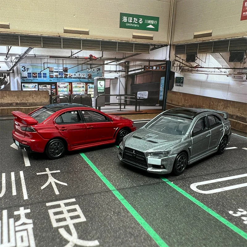 Takara TOMY Mitsubishi Lancer Evo X 10 Alloy Car Model Diecast Metal Toy Car Vehicles Model Simulation Miniature Scale Kids Gift