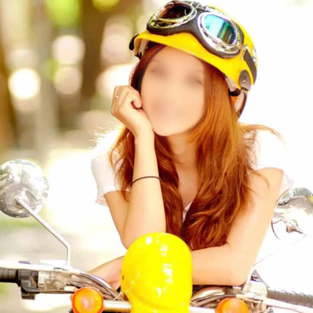 

Military RAF Style Motorcycle Biker Bike Biker Motocross ATV Scooter Cruisers Chopper Sun UV Goggles (Colorful)