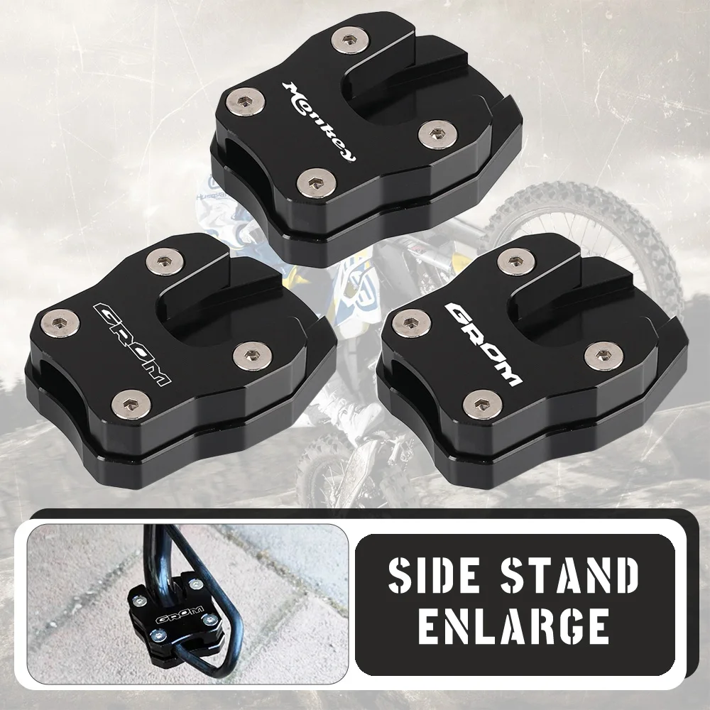 

Для HONDA GROM MSX 125 2019-2024 2023, подставка для ног, боковая подставка, боковая подставка, удлинитель, опорная пластина MSX Monkey 125