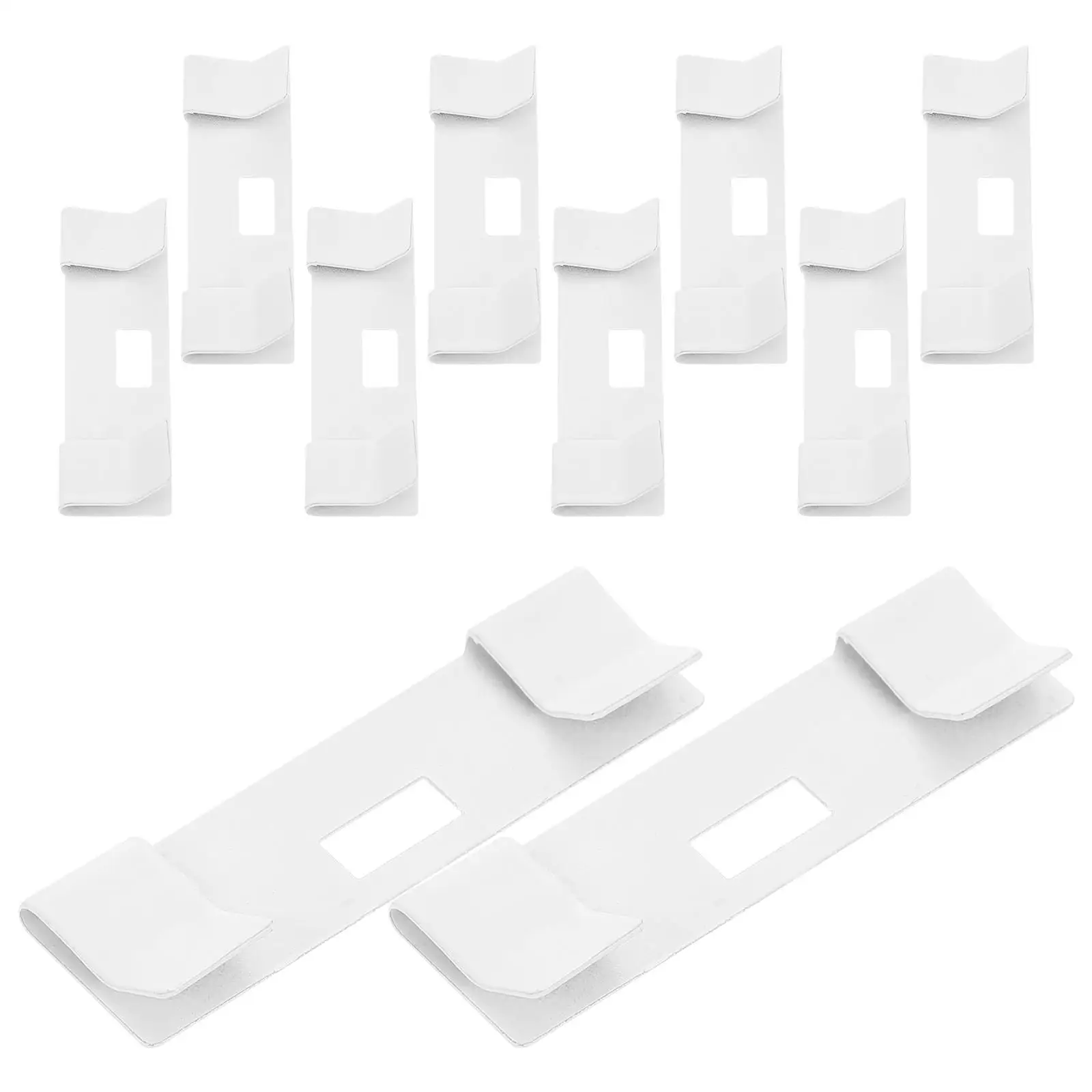 10 pcs Vertical Blind Repair 89mm Metal Clips Replacement Parts Window Blinds Tabs Accessories