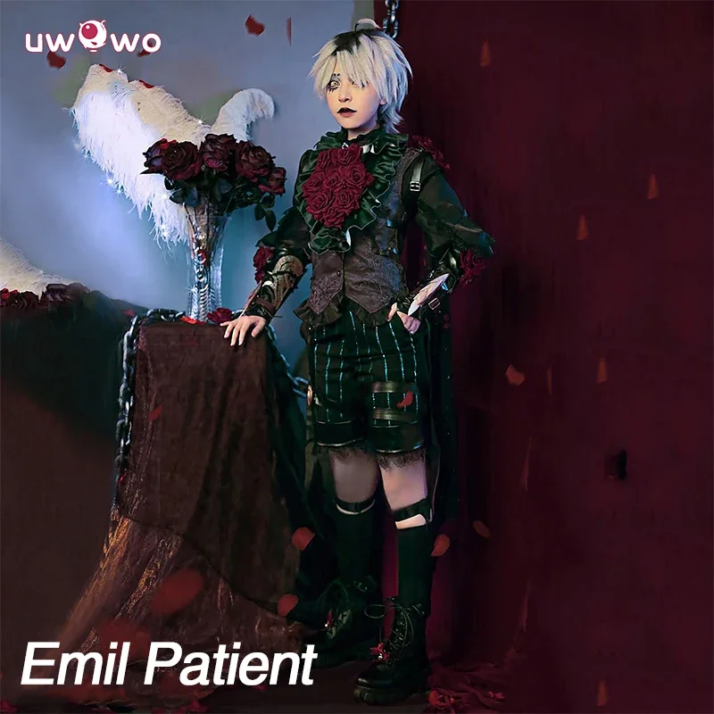 UWOWO Emile Cosplay Collab Series Game Identity V Luminary Emile Cosplay Costume Luminary Patient Halloween Costumes