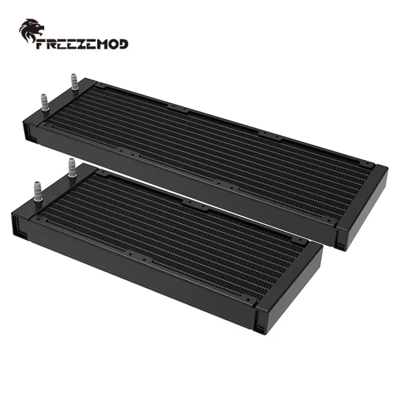 FREEZEMOD Case Water Cooling 360 240 Radiator Pagoda Mouth 22 Thick 12pcs Flat Tube For PC Medical Printing Laser