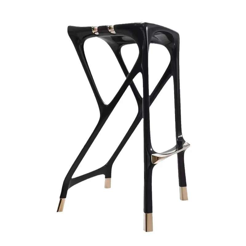 

FRP paint vault bar chair creative cafe milk tea shop high bar chair