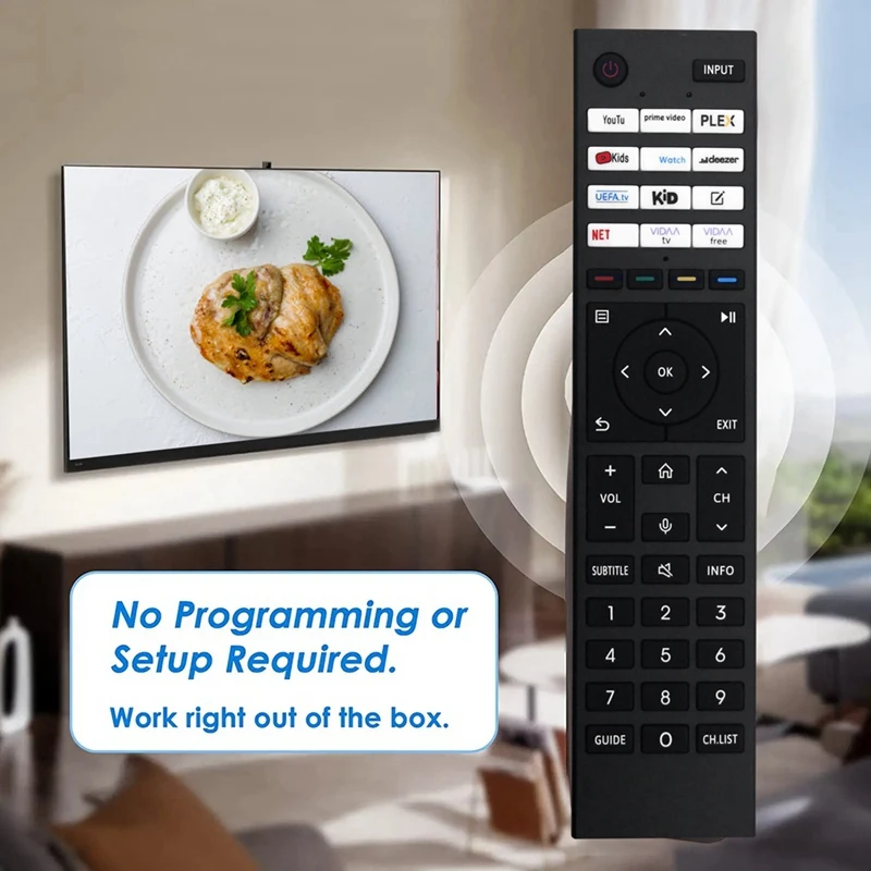 Replace CT-95056 Remote Control For Toshiba 4K Smart Android LED TV Remote Control