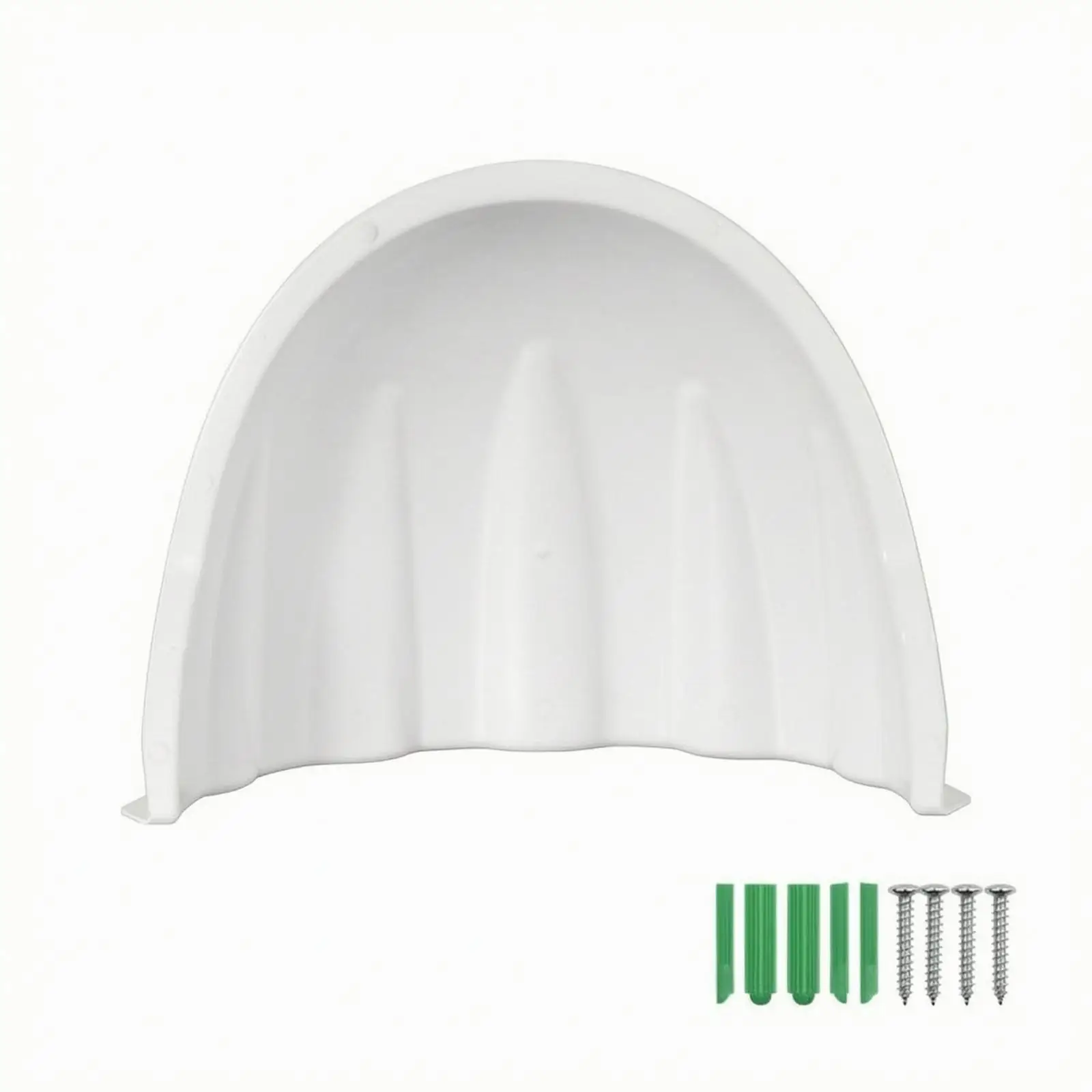 Dome Camera Cover with Mounting Holes | Reinforced Rib Construction, observation Camera Cover, for Building Exteriors