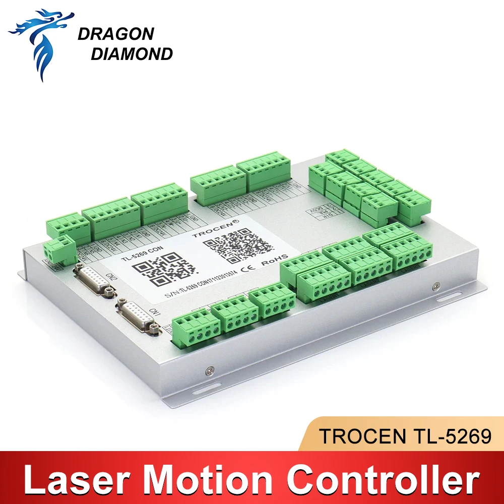 Trocen TL-5269 Co2 Laser Motion Controller System 9 Axis 6 Heads for Co2 Laser Engraving Machine