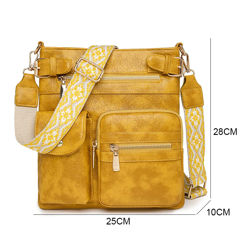 Designer Luxury Handbags 2026 New Vintage Soft Leather Tote Bags For Women Multi-pocket Shoulder Messenger Bags High Quality Sac