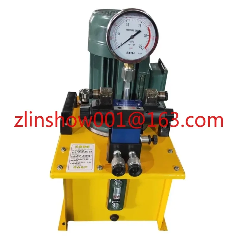 Small Ultra-High Pressure Electric Hydraulic Pump Station Double Pump Double Oil Circuit 220v380v Portable Large Flow Hydraulic