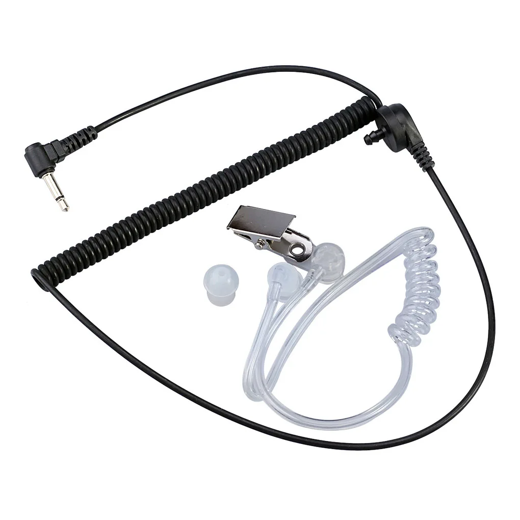 Conector de 2,5mm para walkie-talkie, tubo de aire de repuesto para BAOFENG UV-5R, UV-5RA, Radio bidireccional, altavoz y micrófono