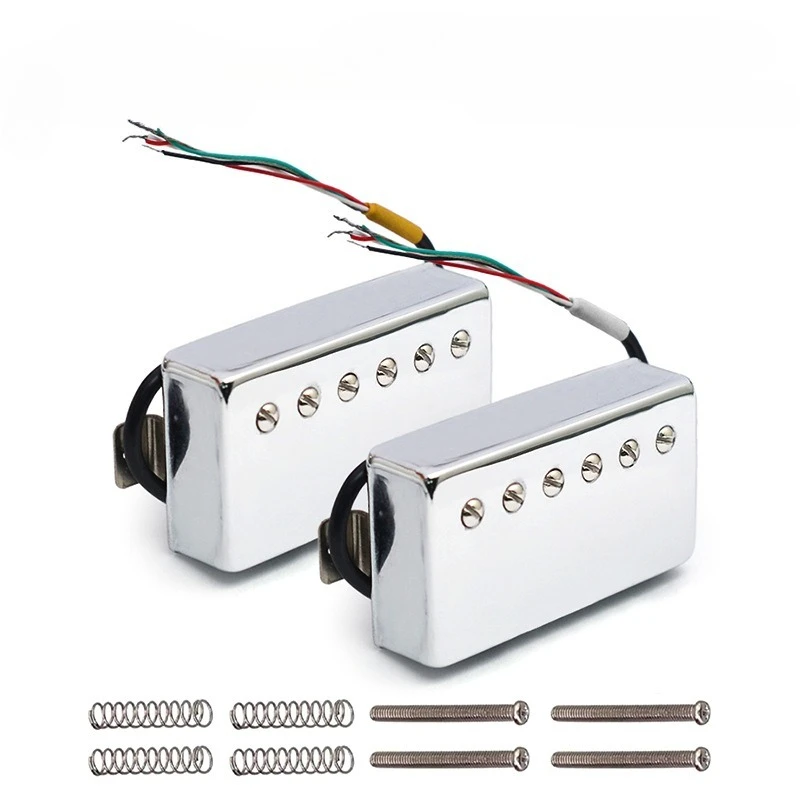 Humbucker Pickups  Alnico 2 Aluminum Nickel Cobalt Magnet  Copper Shell Pickups Cut Single For L/P Electric Guitar
