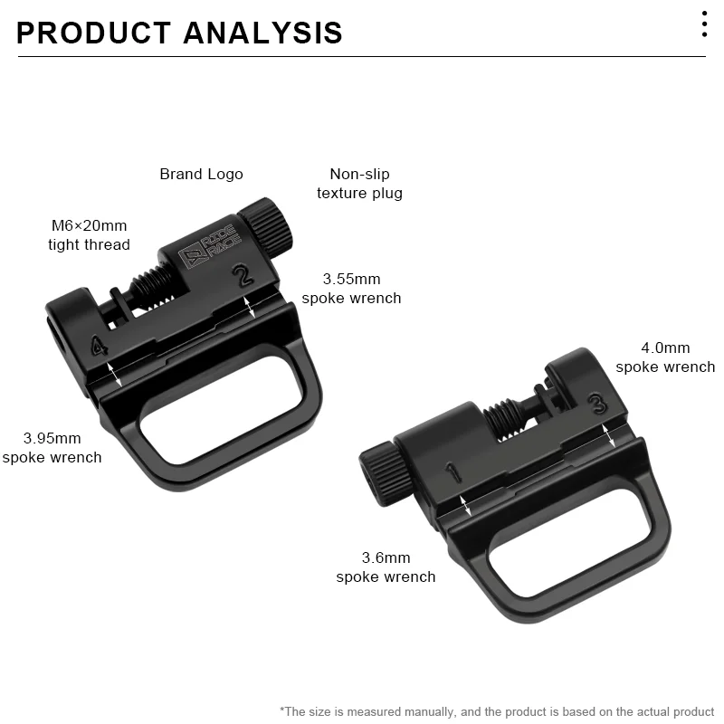 Mini-Fahrradkettenbrecher aus Kohlenstoffstahl, MTB-Rennrad-Kettenstiftentferner, Kettenbrecher, Splittergerät, Zubehör, Felgenschlüssel – Detail 3