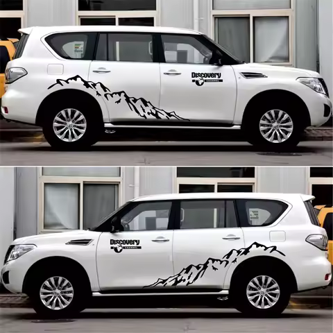 Cartoon Car Stickers Mountain Waterproof Vinyl Funny Sticker Accessories For Mazda Cruze Peugeot