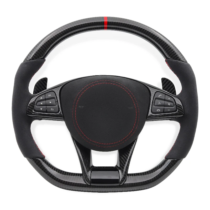 

Индивидуальное рулевое колесо из углеродного волокна для Mercedes Benz AMG W117 W166 W177 W205 W204 W213 W212 W222 W221 W223 S500 G500 C63 G63