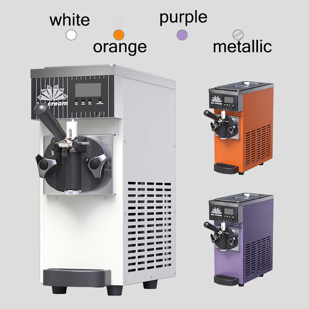 ZB-BQL28 Desktop High Efficiency Refrigeration Ice Cream Machine Commercial Small Ice Cream Machine