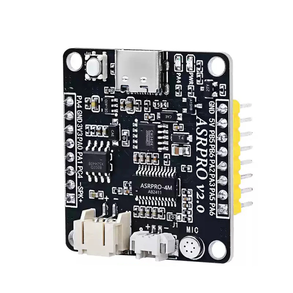 ASR-PRO2.0 Modulo scheda di sviluppo controllo riconoscimento vocale intelligente Modulo fai da te per controllo vocale domestico offline