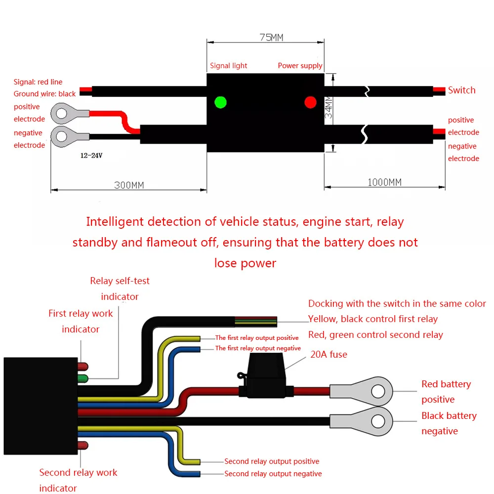 Motorcycle Handle Fog Light Switch Control Smart Relay For BMW F900XR R1200GS R1250GS ADV LC F850GS F750GS ADV Adventure Black