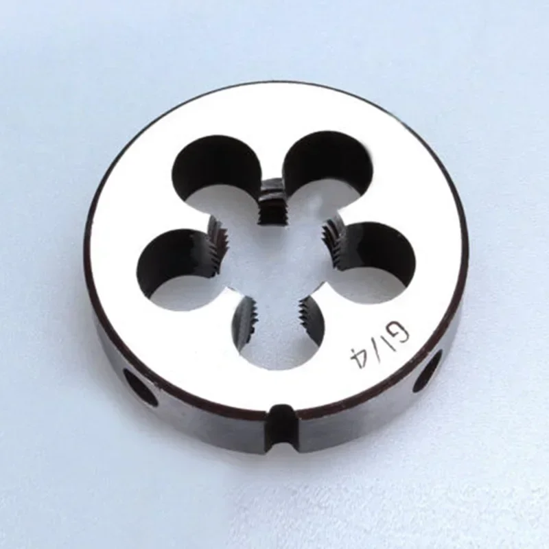 HSS Pipe Threads Round Dies Taps & Die 1/8 1/4 3/8 1/2 3/4 HSS High Speed Steel Pipe Thread Round Die Hand Tools Tap Die