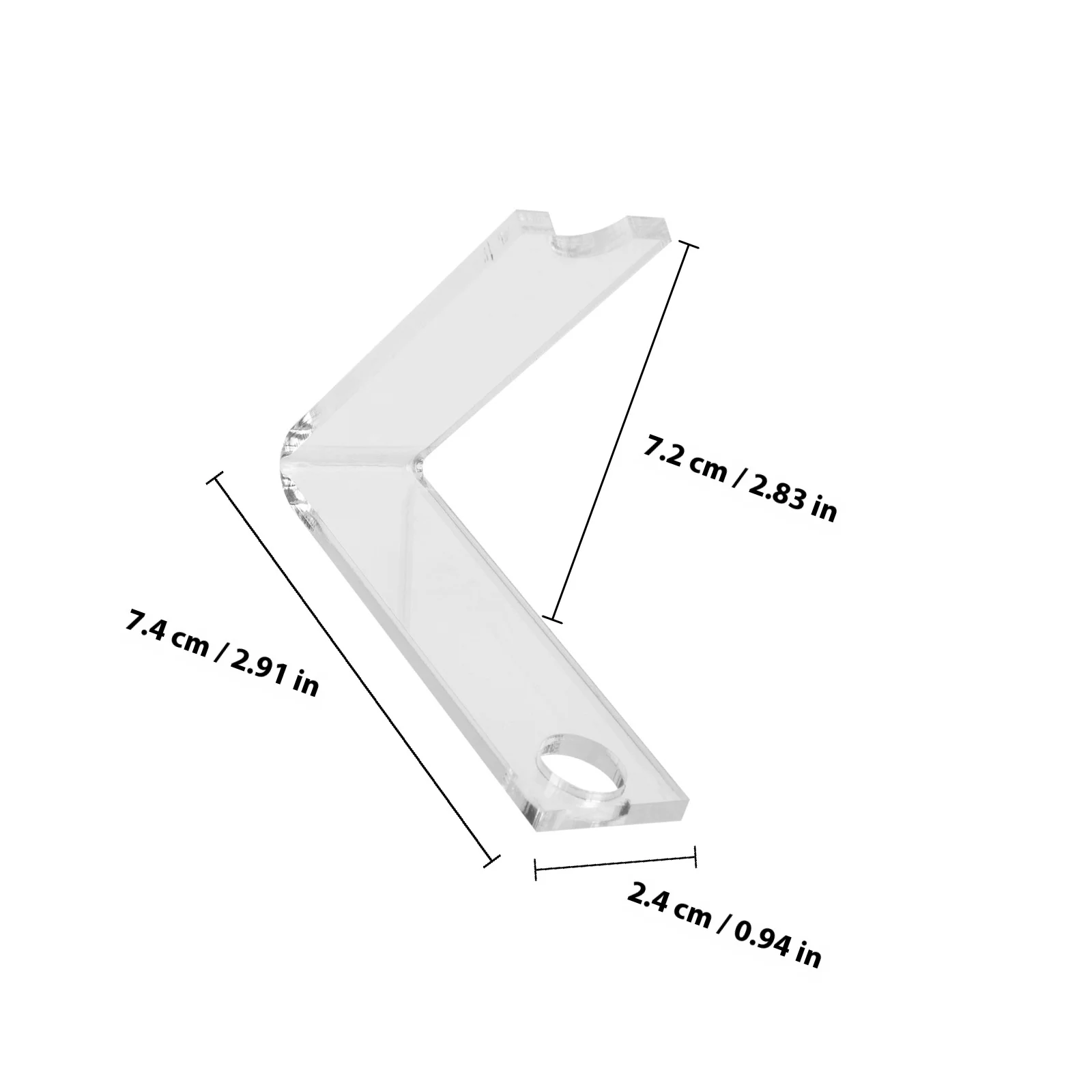2 قطعة الاكريليك متعددة الوظائف القلم عرض موقف فرشاة للمكياج حامل منظم سطح المكتب فرشاة للمكياج تخزين الرف القلم عرض موقف #3